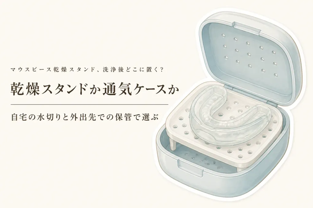 【レビュー数順】マウスピース乾燥スタンド・通気ケース3選｜通気・大きさ・持ち運びやすさを比較